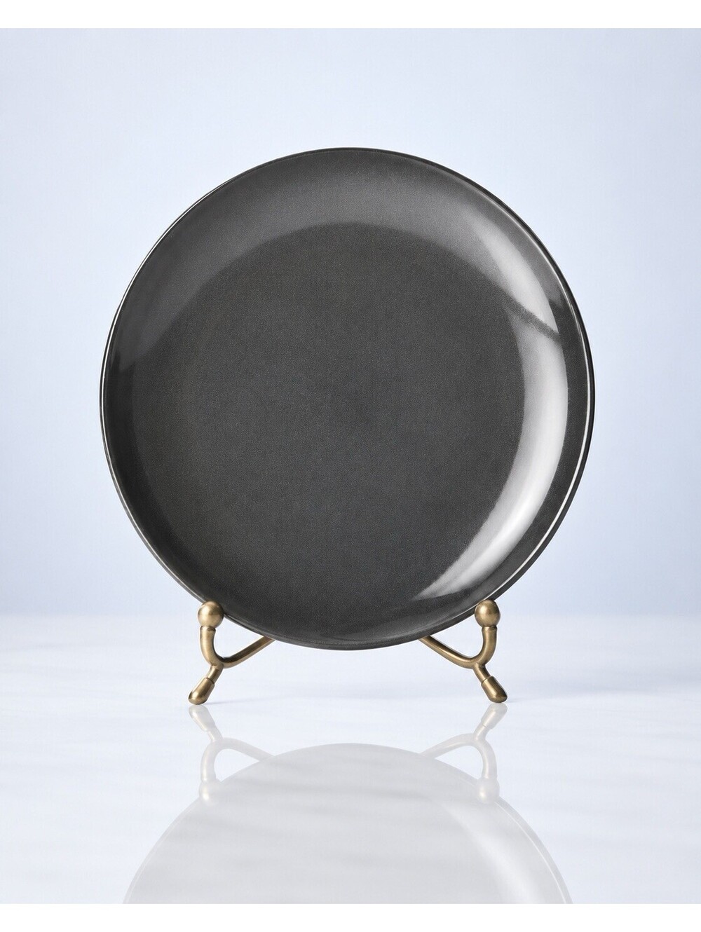 Dover & York 2000s Replacement Dinner Plate Black Stoneware, 10.5” FREE SHIPPING